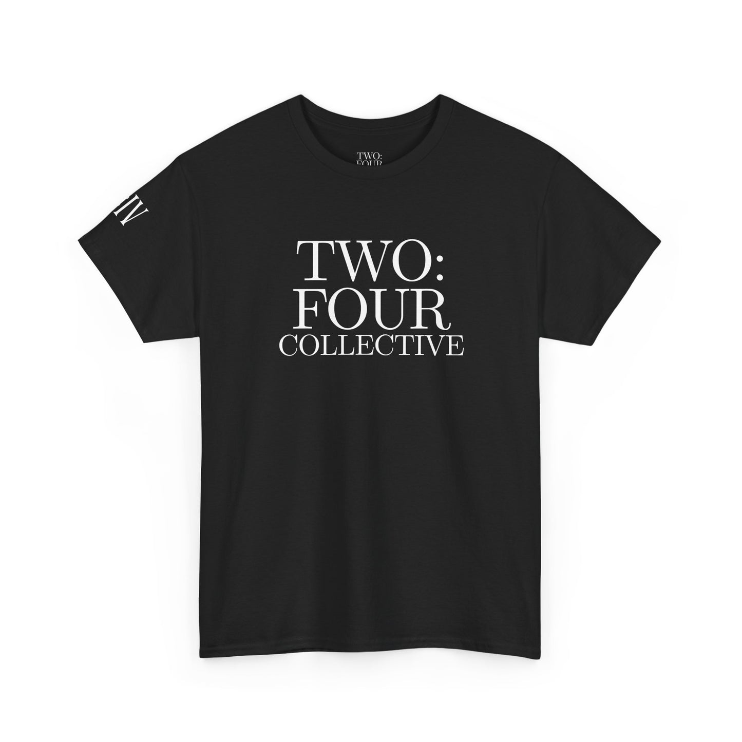 TWO FOUR COLLECTIVE CLASSIC LOGO BLACK TEE