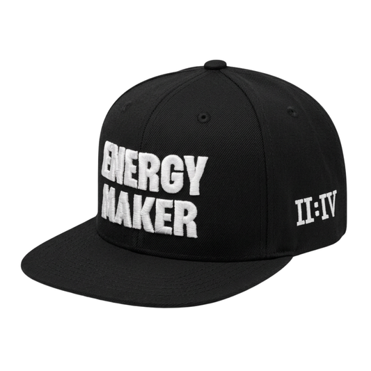 ENERGY MAKER HAT - BLACK/WHITE