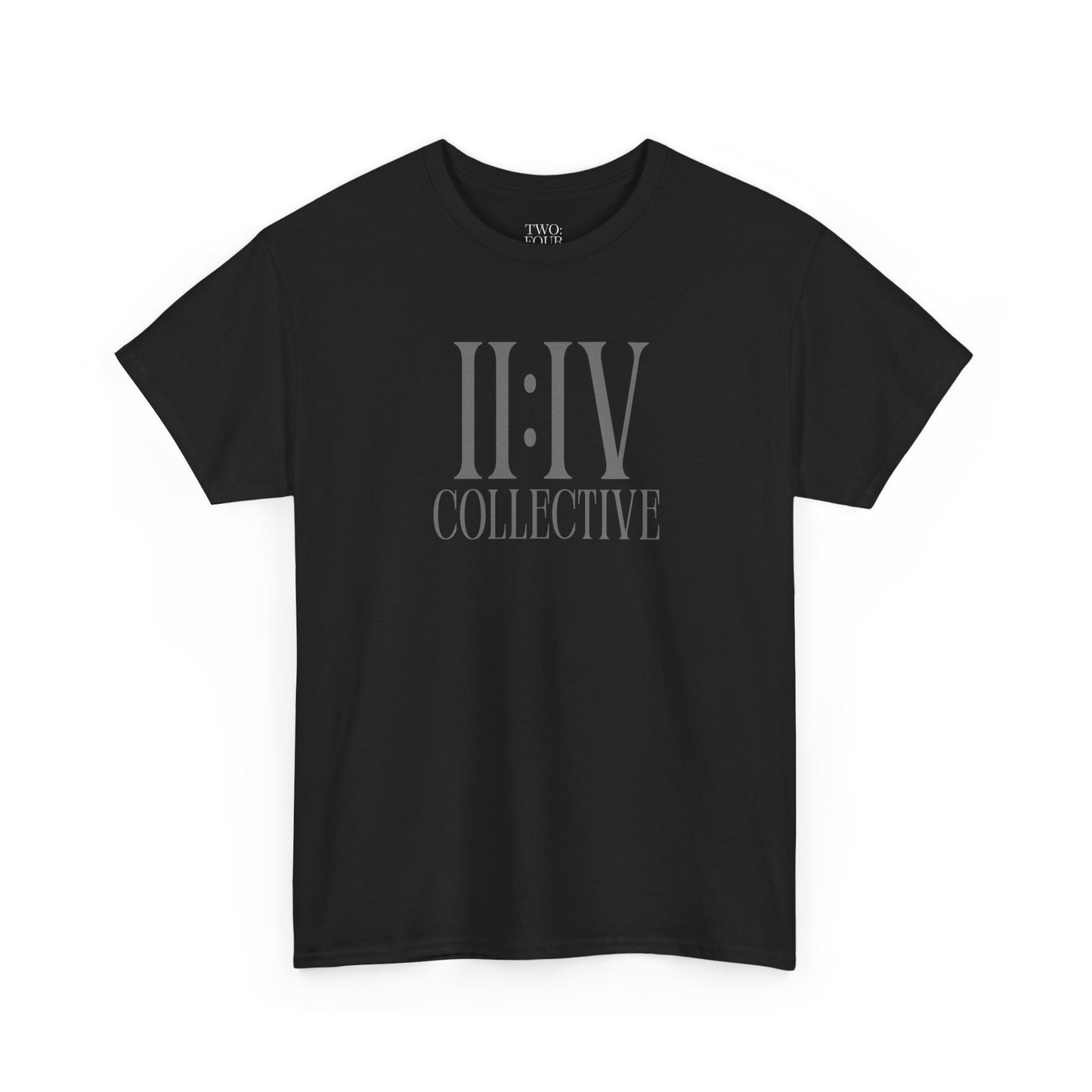 II:IV SIGNATURE LOGO TEE BLACK & GRAY