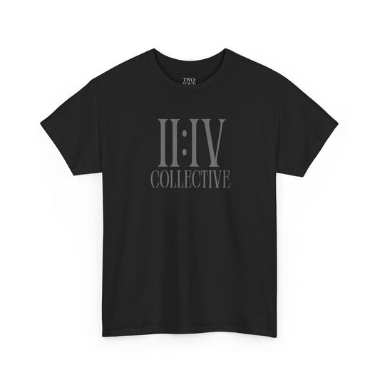 II:IV SIGNATURE LOGO TEE BLACK & GRAY