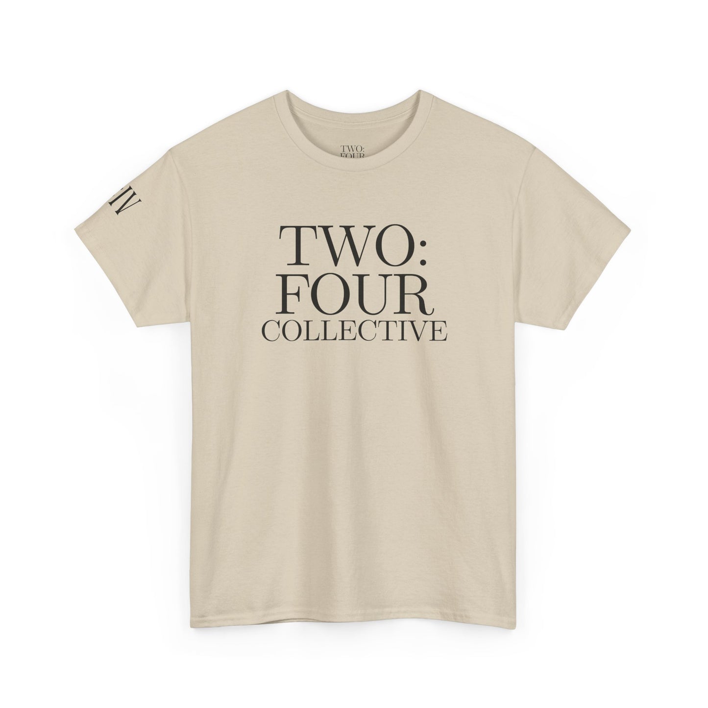 TWO FOUR COLLECTIVE CLASSIC LOGO TEE SAND