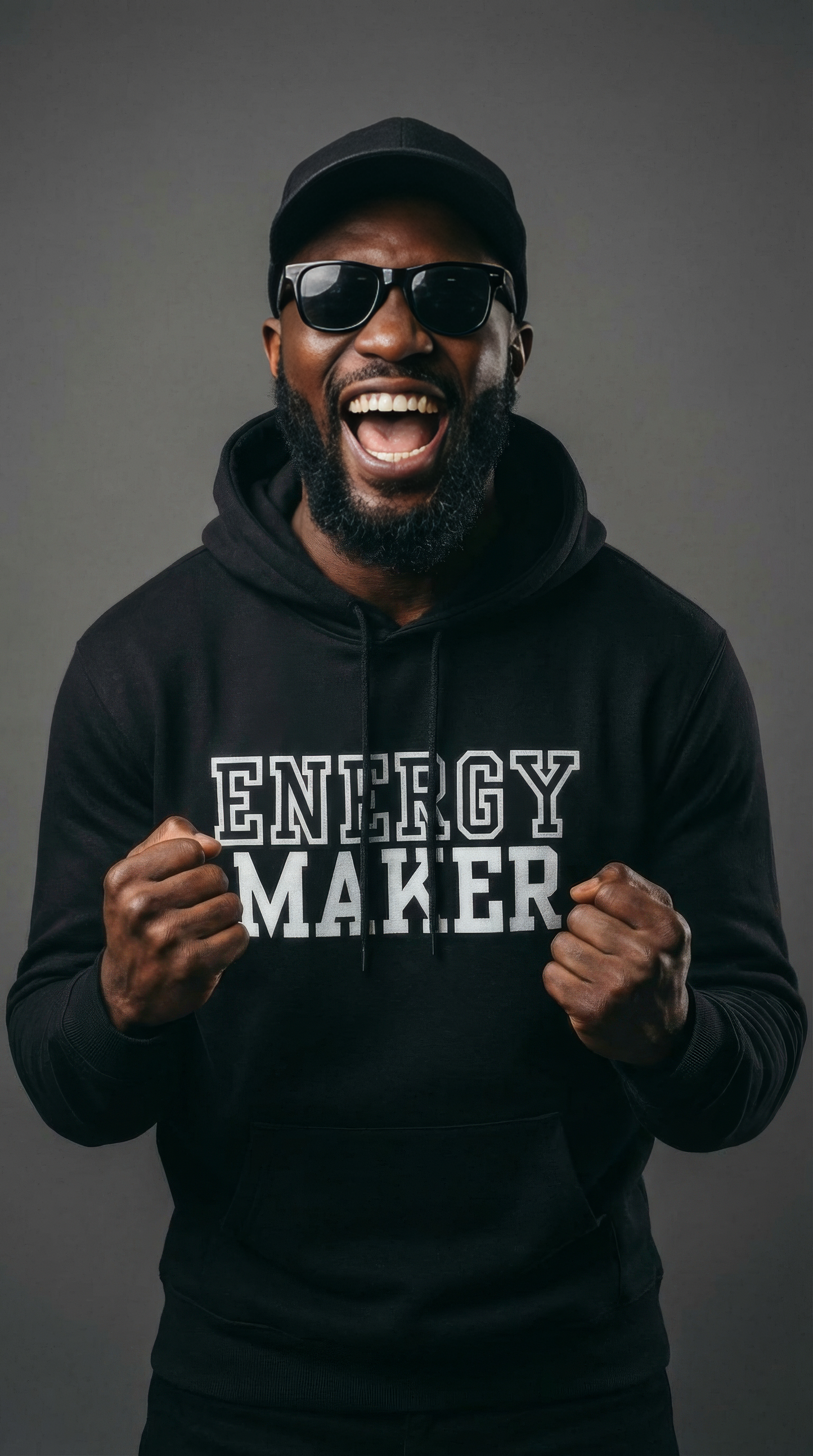 ENERGY MAKER II HOODIE BLACK