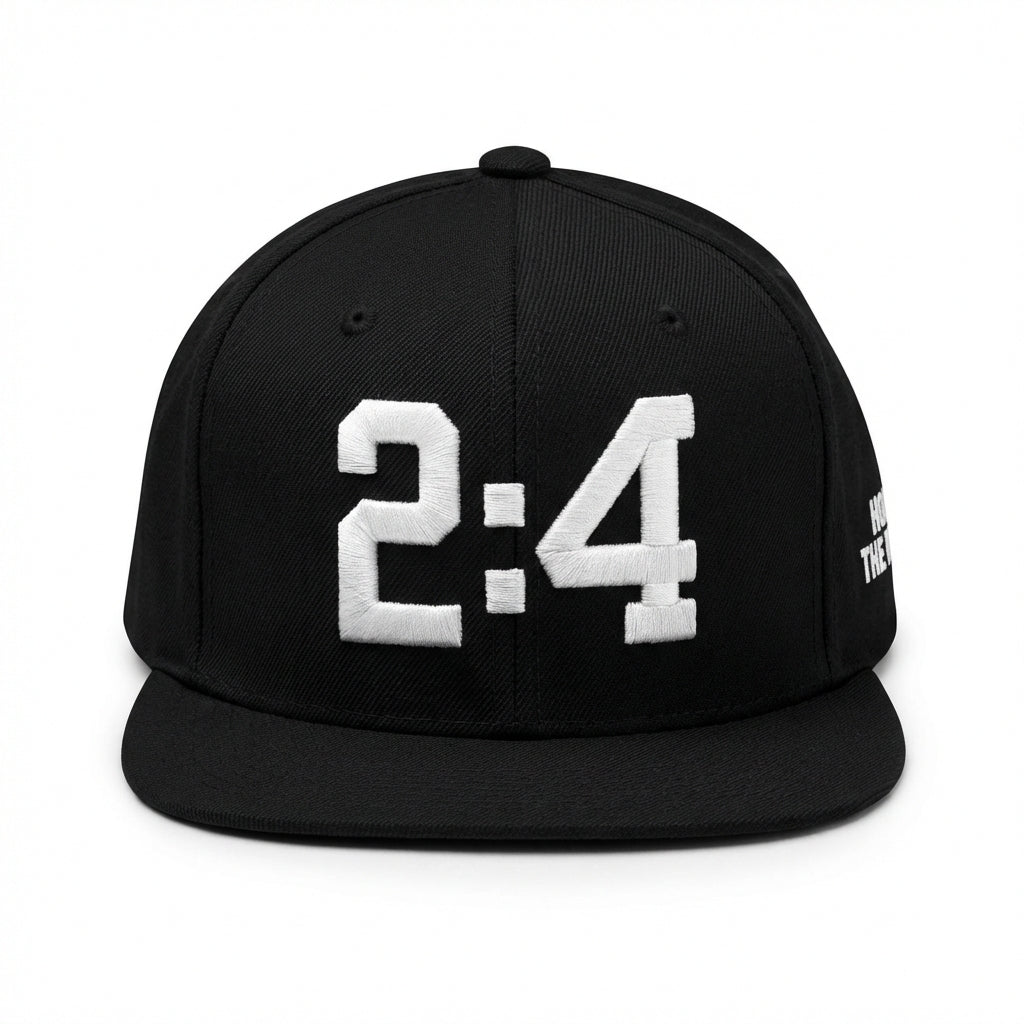 2:4 HOLD THE REST SNAPBACK - BLACK
