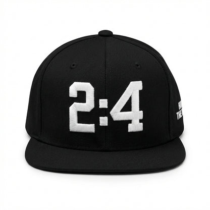 2:4 HOLD THE REST SNAPBACK - BLACK