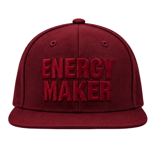 ENERGY MAKER HAT - BURGUNDY