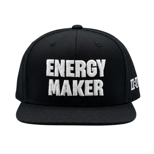 ENERGY MAKER HAT - BLACK/WHITE