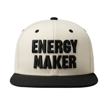 ENERGY MAKER HAT - CREAM/BLACK