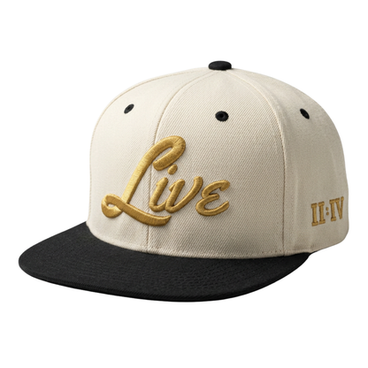 LIVE FROM ANYWHERE SNAPBACK - CREAM