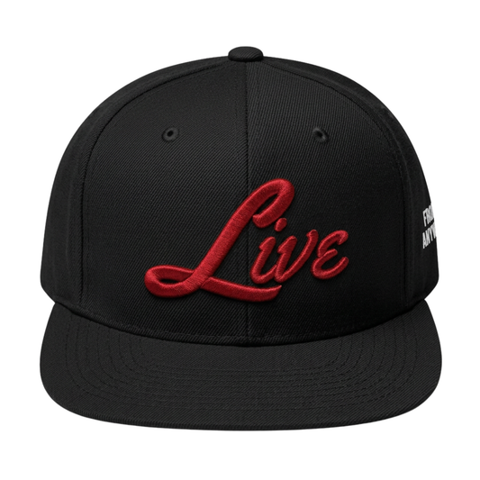 LIVE FROM ANYWHERE SNAPBACK - BLACK
