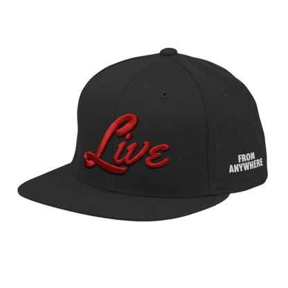 LIVE FROM ANYWHERE SNAPBACK - BLACK