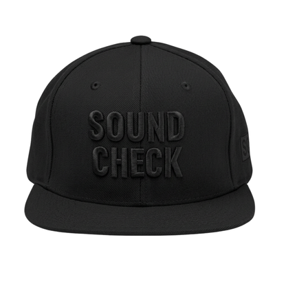 SOUND CHECK SNAPBACK - BLACK