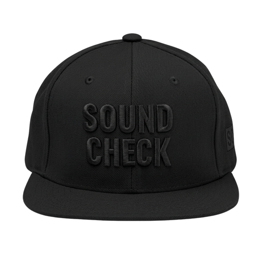 SOUND CHECK SNAPBACK - BLACK