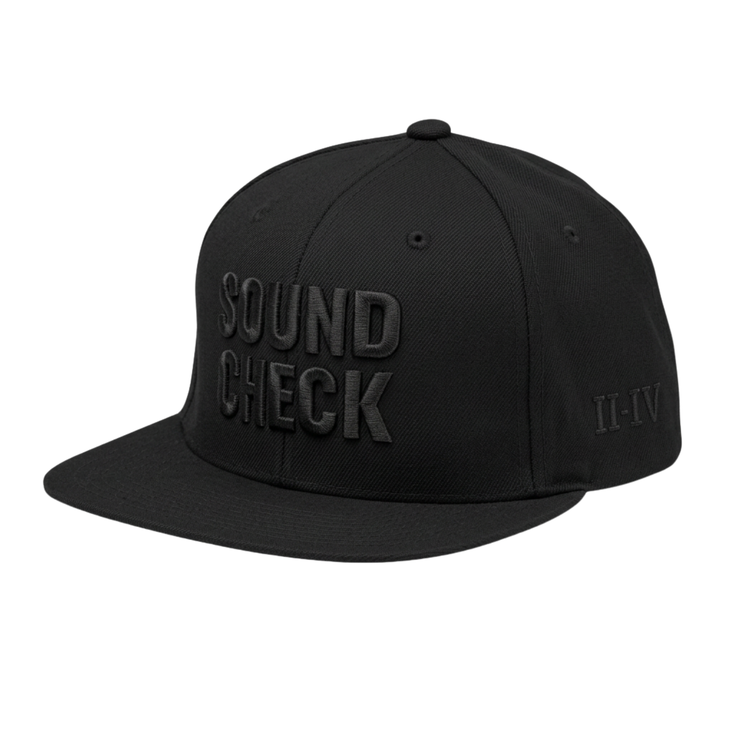 SOUND CHECK SNAPBACK - BLACK
