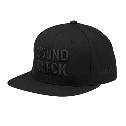 SOUND CHECK SNAPBACK - BLACK