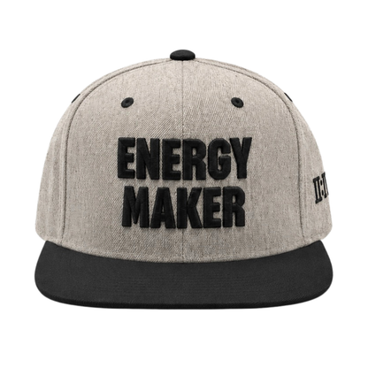 ENERGY MAKER HAT - HEATHER GREY/BLACK