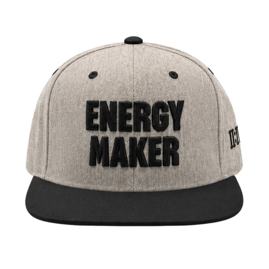 ENERGY MAKER HAT - HEATHER GREY/BLACK