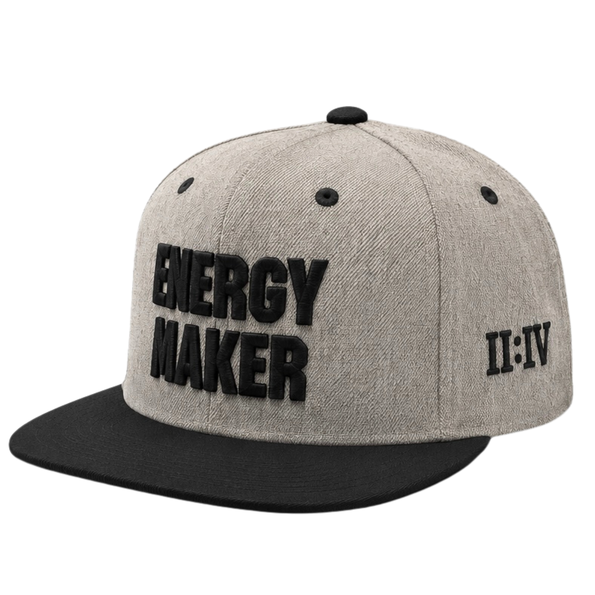 ENERGY MAKER HAT - HEATHER GREY/BLACK