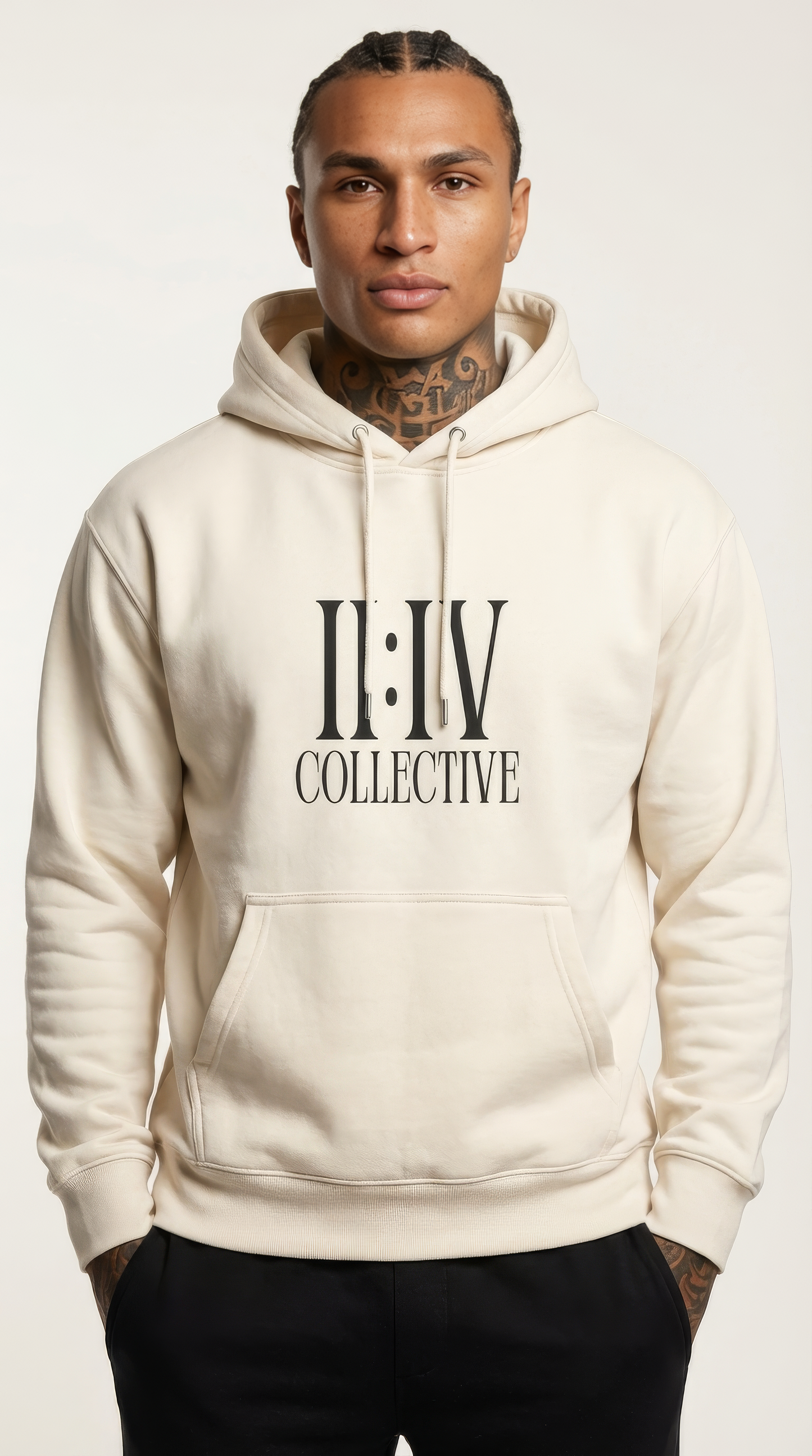 II:IV COLLECTIVE LOGO HOODIE - SAND