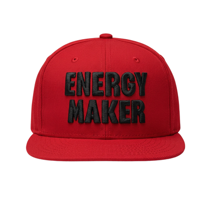 ENERGY MAKER HAT - RED/BLACK